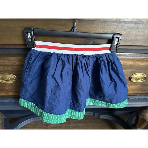 EUC MINI BODEN Kids' Horse Applique Skirt In College Navy Horse Sz 4-5 - Picture 4 of 7